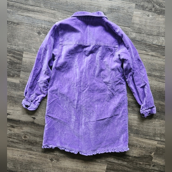 Y2K Oshkosh Velvet Button Up Dress - Picture 3 of 4